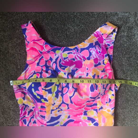 Lilly Pulitzer Courtney Mini Dress in Brilliant Blue Catch And Release Size 4 - Picture 14 of 16